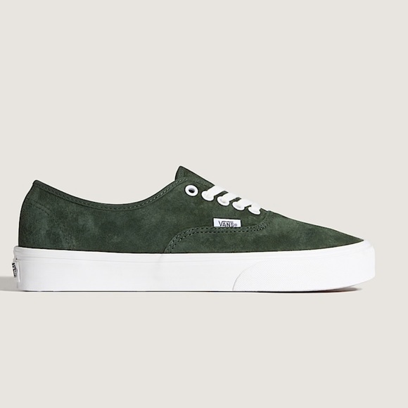 Vans Other - Vans Men’s Dark Green Suede Authentic Pig Suede Dried Kelp VN000D7YEMU Sneakers